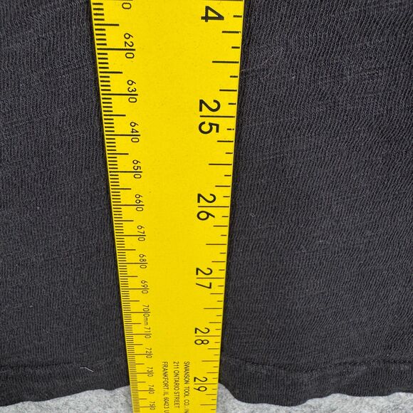 Hiro Clark T Shirt Mens Size Extra Large Black Sir Slub Cotton Tee Short Sleeve - Picture 4 of 8